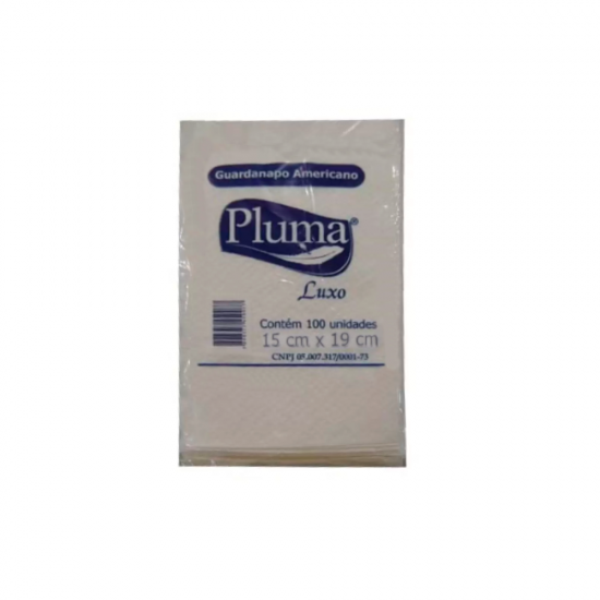 Guardanapo de Papel Americano Pluma 15x19cm com 100 folhas Guardanapo de Papel Americano Pluma 15x19cm com 100 folhas