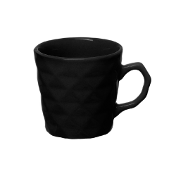 Caneca Cerâmica 220 ml Hauskraft Drumy Preta