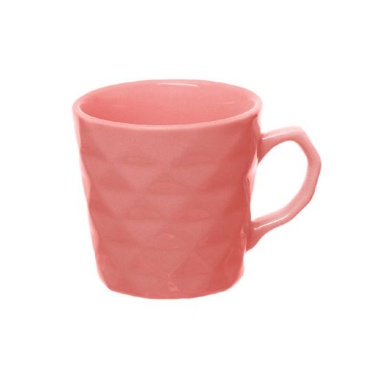 Caneca Cerâmica 220 ml Hauskraft Drumy Rosa Caneca Cerâmica 220 ml Hauskraft Drumy Rosa