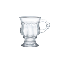 Caneca de Vidro 140 ml Hauskraft Lorena c/3