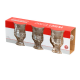 Caneca de Vidro 140 ml Hauskraft Lorena c/3