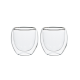 Copo de Vidro Parede Dupla 250mL Hauskraft c/2 Copo de Vidro Parede Dupla 250mL Hauskraft c/2