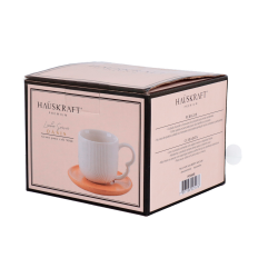 Jogo de Xícaras c/ Pires de Bambu 90mL Oasis Hauskraft c/4 Jogo de Xícaras c/ Pires de Bambu 90mL Oasis Hauskraft c/4