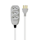 Extensão Elétrica 10 metros Cabo PP 3 Tomadas 2P+T 10A Ilumi