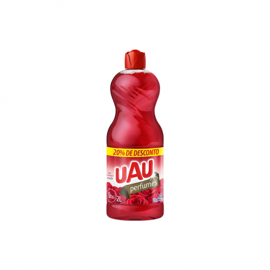 Limpador Perfumado UAU Flores Vermelhas 2L 20% DESCONTO Limpador Perfumado UAU Flores Vermelhas 2L 20% DESCONTO