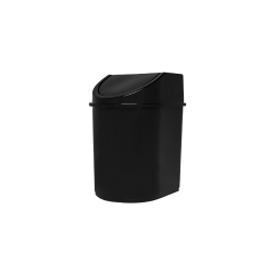 Lixeira para Canto com Tampa Basculante 12L Jaguar - Preta