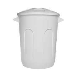 Lixeira com Tampa 93L Jaguar - Branco