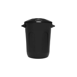 Lixeira com Tampa 30L Jaguar - Preta