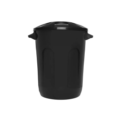 Lixeira com Tampa 60L Jaguar - Preta