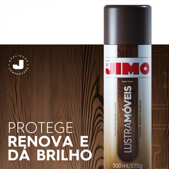 Lustra Móveis Aerossol Jimo 300mL Lustra Móveis Aerossol Jimo 300mL