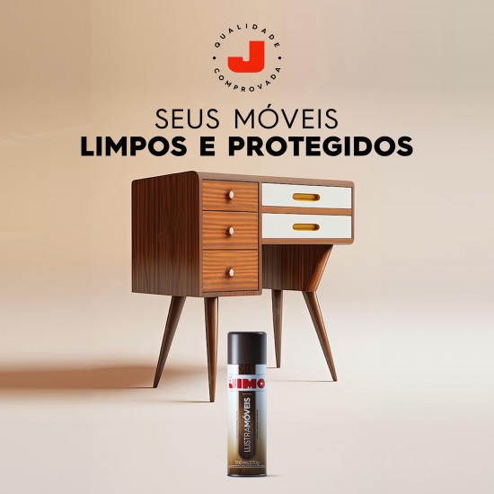 Lustra Móveis Aerossol Jimo 300mL Lustra Móveis Aerossol Jimo 300mL