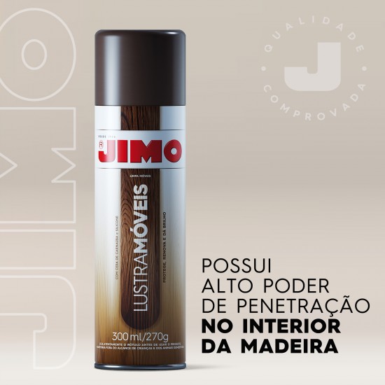Lustra Móveis Aerossol Jimo 300mL Lustra Móveis Aerossol Jimo 300mL