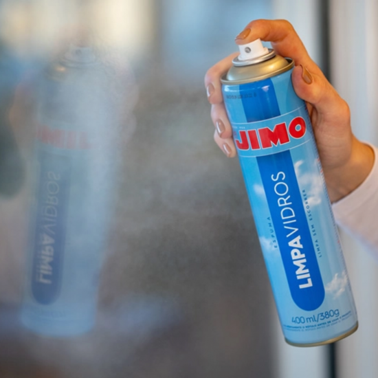 Limpa Vidros Aerossol Jimo 400mL Limpa Vidros Aerossol Jimo 400mL