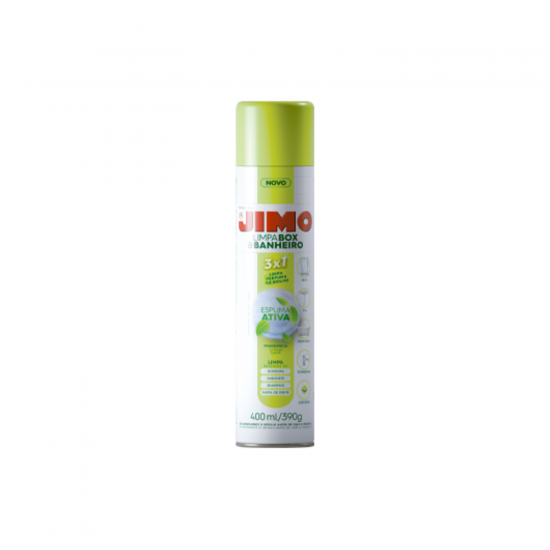 Limpa Box e Banheiro Aerossol Jimo 400mL Limpa Box e Banheiro Aerossol Jimo 400mL