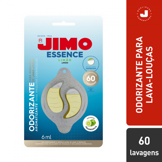 Odorizante Máquina de Lavar Louça Essence Limão Jimo 6mL Odorizante Máquina de Lavar Louça Essence Limão Jimo 6mL