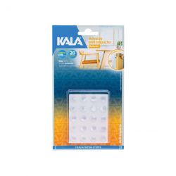 Adesivo Anti-Impacto Kala Redondo 9mm com 20 unid. Adesivo Anti-Impacto Kala Redondo 9mm com 20 unid.
