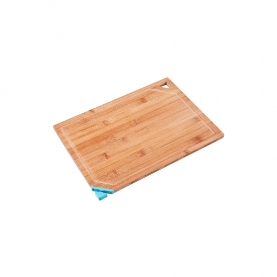 Tábua de Corte Bambu Kala com Afiador de Faca 32x23cm Tábua de Corte Bambu Kala com Afiador de Faca 32x23cm