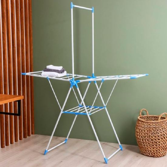 Varal de Chão de Aço com Porta Cabides Kala
