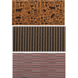 Tapete/Passadeira Capacho Estampado Vinil 60cm Kapazi Loop - por Metro 