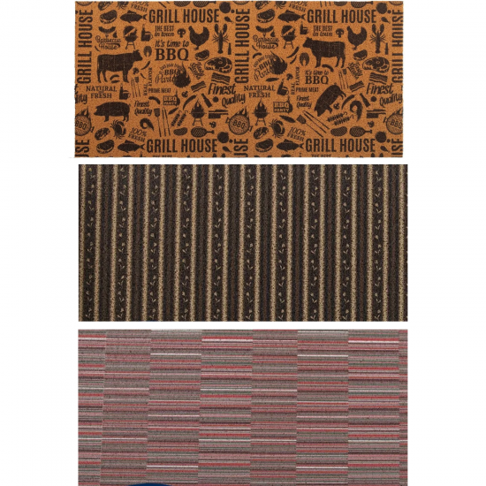 Tapete/Passadeira Capacho Estampado Vinil 60cm Kapazi Loop - por Metro 