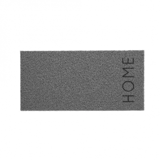 Tapete Capacho Vinil Terral 40x75cm Kapazi - Home Cinza Tapete Capacho Vinil Terral 40x75cm Kapazi - Home Cinza