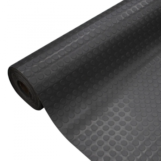 Piso Laminado 2mm Moeda Preto 130cm Kapazi - por metro