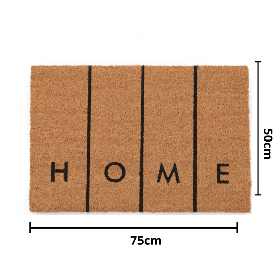 Tapete Capacho Fibra de Coco 50x75cm Kapazi - Home Barras Tapete Capacho Fibra de Coco 50x75cm Kapazi - Home Barras