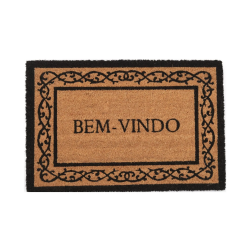 Tapete Capacho Fibra de Coco 50x75cm Kapazi - Cerca Viva