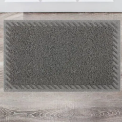 Tapete Capacho Vinil 40x60cm Kapazi Elite - Cinza