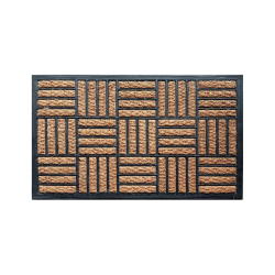 Tapete Capacho Fibra de Coco 45x75cm Kapazi - Quadrados