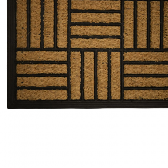 Tapete Capacho Fibra de Coco 45x75cm Kapazi - Quadrados Tapete Capacho Fibra de Coco 45x75cm Kapazi - Quadrados