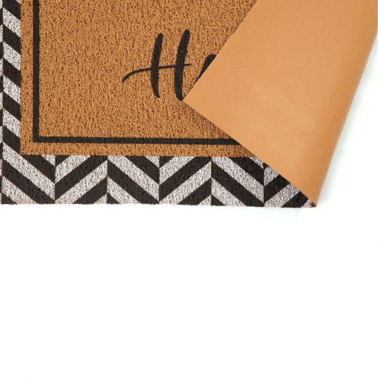 Tapete Capacho Vinil 40x75cm Kapazi Home - Moldura