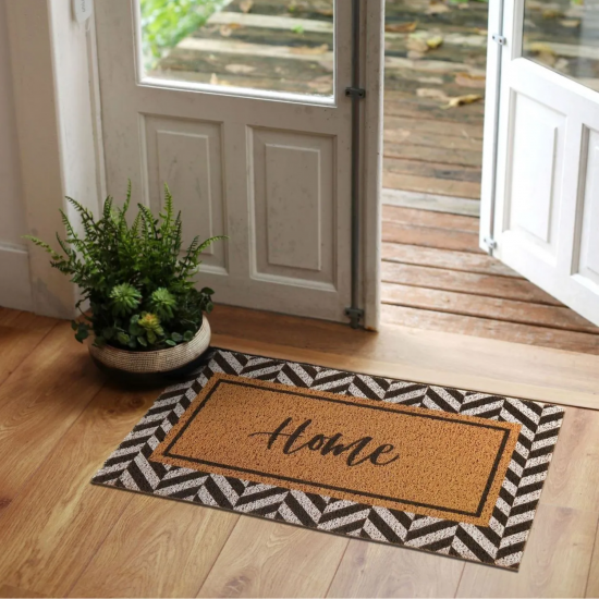 Tapete Capacho Vinil 40x75cm Kapazi Home - Moldura