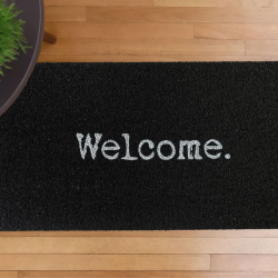 Tapete Capacho Vinil 40x75cm Kapazi - Máquina de Escrever