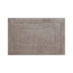 Tapete de Algodão Retangular 40x60cm Kapazi Happy - Bege