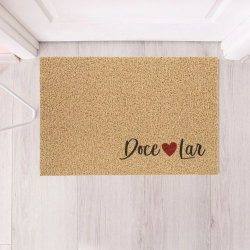 Tapete Capacho Vinil 40x60cm Kapazi Superprint - Doce Lar