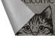 Tapete Capacho Vinil 40x60cm Kapazi Pet- Cat Welcome 