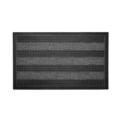 Tapete Capacho Emborrachado Cactos Pro 45x75cm Kapazi - Cinza