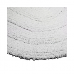 Tapete de Algodão Oval 40x60cm Kapazi - Branco