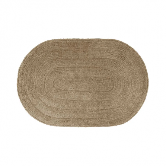 Tapete de Algodão Oval 40x60cm Kapazi - Lilen Tapete de Algodão Oval 40x60cm Kapazi - Lilen