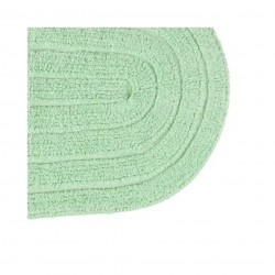 Tapete de Algodão Oval 40x60cm Kapazi - Verde Menta