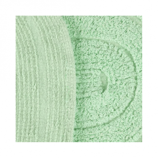 Tapete de Algodão Oval 40x60cm Kapazi - Verde Menta