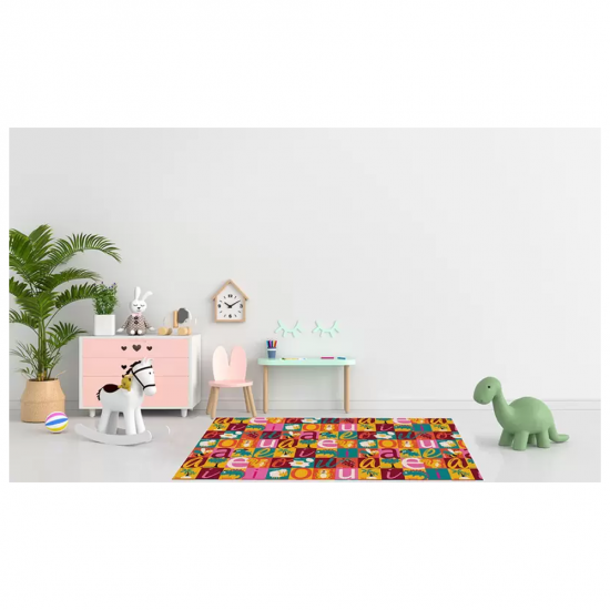 Tapete Infantil Pista 130cm Kapazi - por Metro Tapete Infantil Pista 130cm Kapazi - por Metro