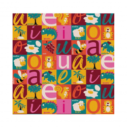 Tapete Infantil Pista 130cm Kapazi - por Metro