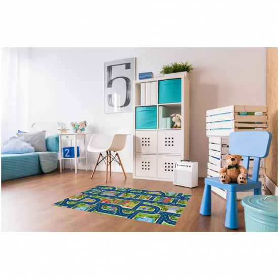Tapete Infantil Vogais 130cm Kapazi - por Metro Tapete Infantil Vogais 130cm Kapazi - por Metro