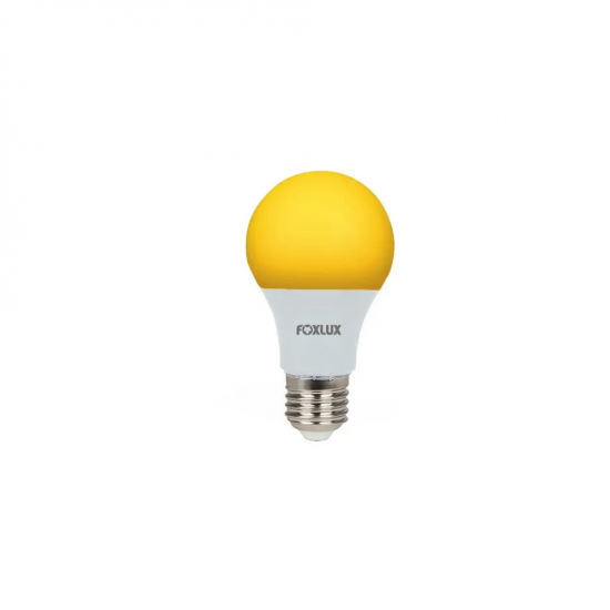 Lâmpada LED 7W Foxlux Bulbo Amarela Bivolt Lâmpada LED 7W Foxlux Bulbo Amarela Bivolt