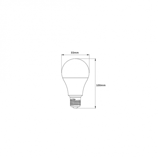 Lâmpada LED 7W Galaxy Bulbo A55 6500K Bivolt Lâmpada LED 7W Galaxy Bulbo A55 6500K Bivolt