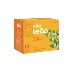 Chá Leão Camomila com 10 saquinhos Chá Leão Camomila com 10 saquinhos