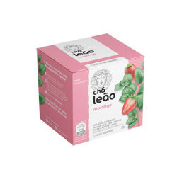 Chá Leão Morango com 10 saquinhos Chá Leão Morango com 10 saquinhos