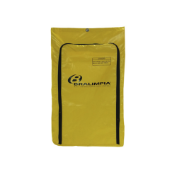 Bolsa de Coleta de Resíduos para Carro Funcional Bralimpia Amarela